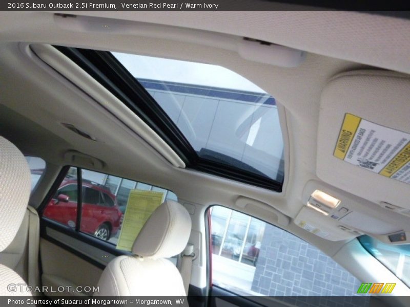 Venetian Red Pearl / Warm Ivory 2016 Subaru Outback 2.5i Premium