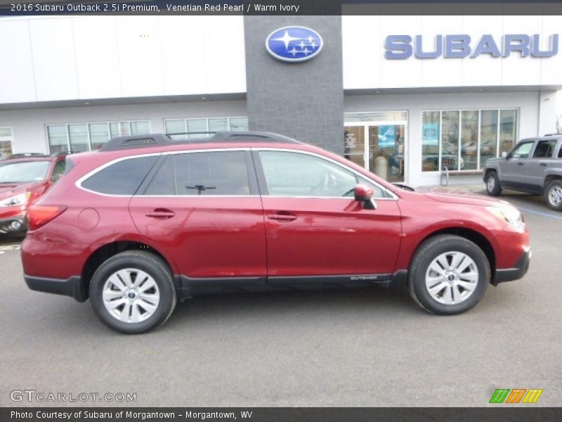 Venetian Red Pearl / Warm Ivory 2016 Subaru Outback 2.5i Premium