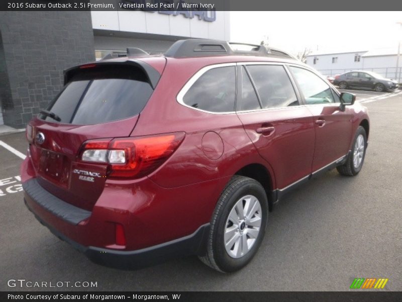 Venetian Red Pearl / Warm Ivory 2016 Subaru Outback 2.5i Premium