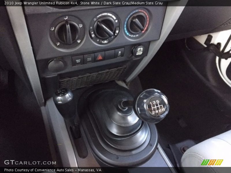 Stone White / Dark Slate Gray/Medium Slate Gray 2010 Jeep Wrangler Unlimited Rubicon 4x4