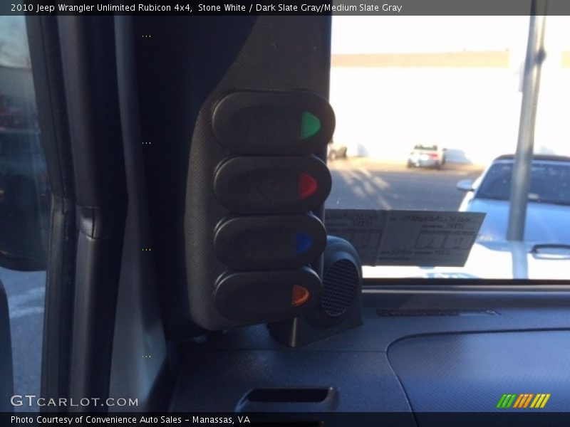Stone White / Dark Slate Gray/Medium Slate Gray 2010 Jeep Wrangler Unlimited Rubicon 4x4