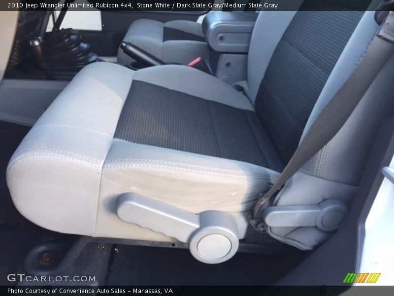 Stone White / Dark Slate Gray/Medium Slate Gray 2010 Jeep Wrangler Unlimited Rubicon 4x4