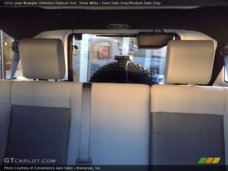 Stone White / Dark Slate Gray/Medium Slate Gray 2010 Jeep Wrangler Unlimited Rubicon 4x4