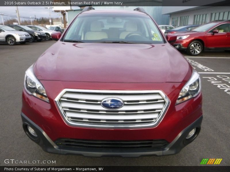 Venetian Red Pearl / Warm Ivory 2016 Subaru Outback 2.5i Premium