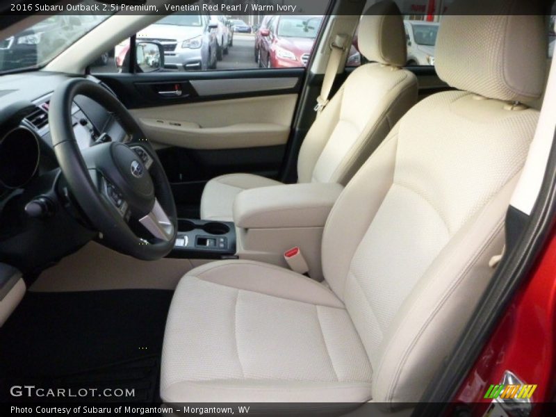 Venetian Red Pearl / Warm Ivory 2016 Subaru Outback 2.5i Premium