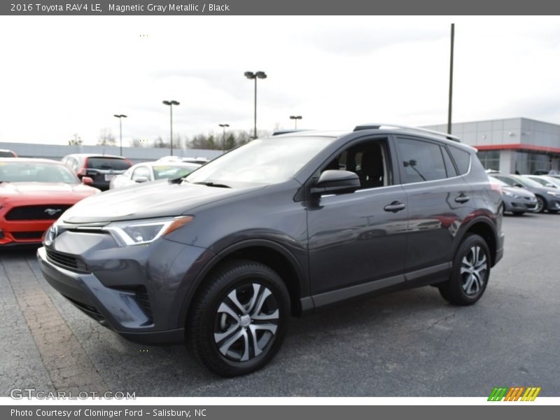 Magnetic Gray Metallic / Black 2016 Toyota RAV4 LE