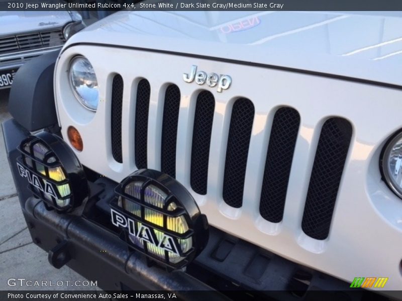 Stone White / Dark Slate Gray/Medium Slate Gray 2010 Jeep Wrangler Unlimited Rubicon 4x4
