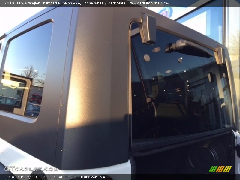 Stone White / Dark Slate Gray/Medium Slate Gray 2010 Jeep Wrangler Unlimited Rubicon 4x4