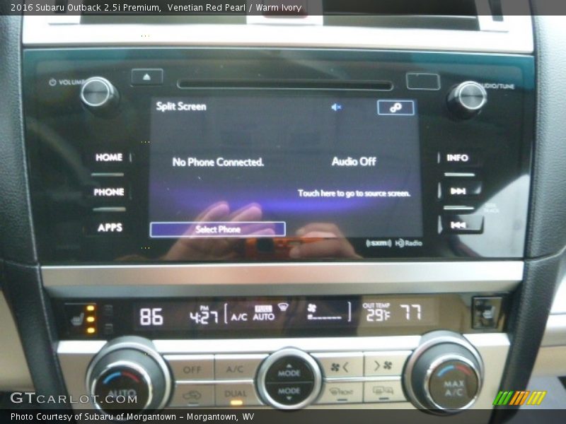 Venetian Red Pearl / Warm Ivory 2016 Subaru Outback 2.5i Premium