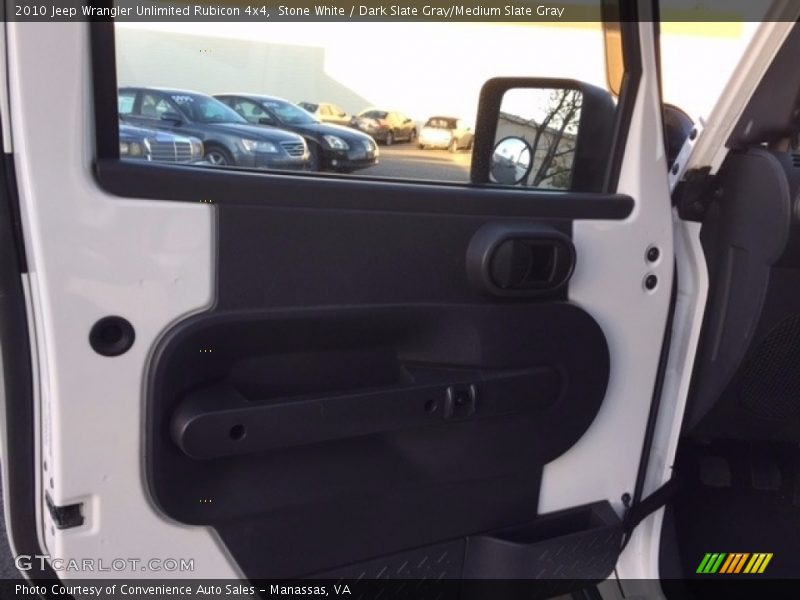 Stone White / Dark Slate Gray/Medium Slate Gray 2010 Jeep Wrangler Unlimited Rubicon 4x4