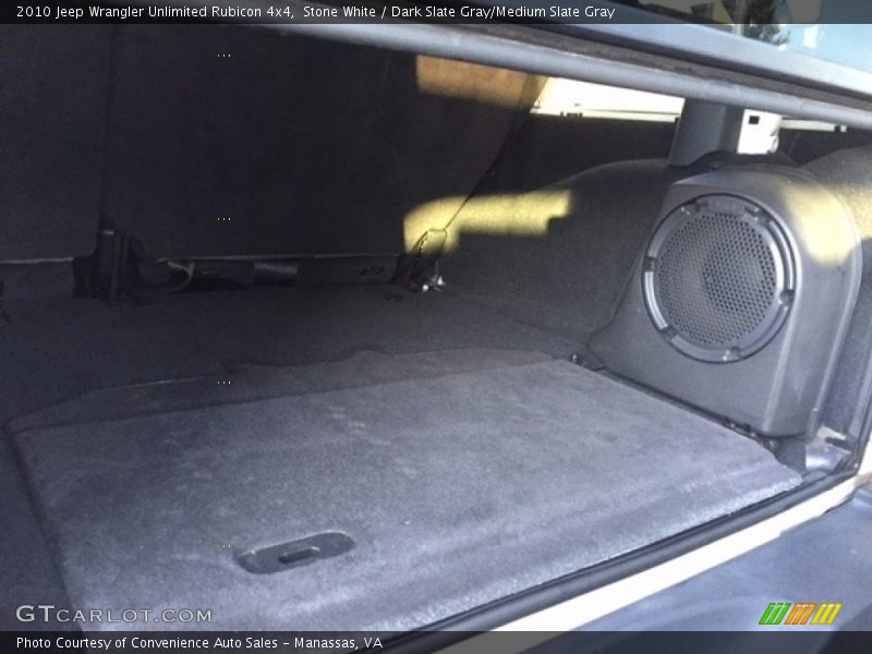 Stone White / Dark Slate Gray/Medium Slate Gray 2010 Jeep Wrangler Unlimited Rubicon 4x4