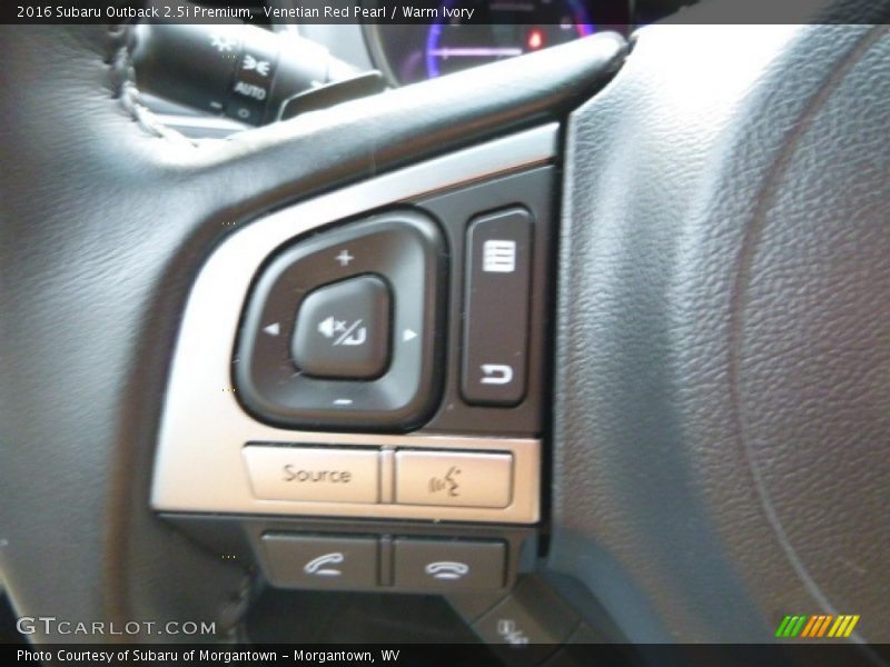 Venetian Red Pearl / Warm Ivory 2016 Subaru Outback 2.5i Premium