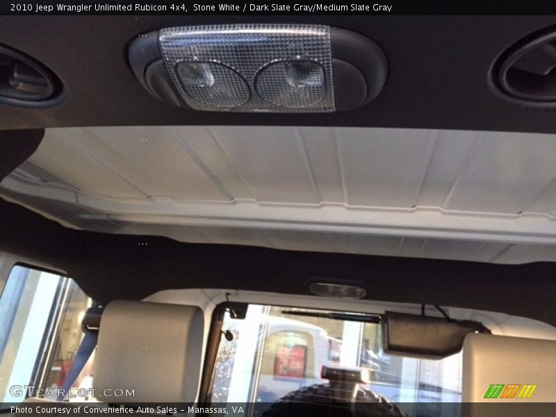 Stone White / Dark Slate Gray/Medium Slate Gray 2010 Jeep Wrangler Unlimited Rubicon 4x4