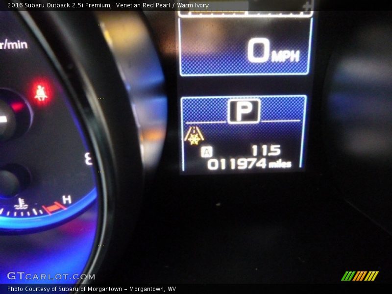 Venetian Red Pearl / Warm Ivory 2016 Subaru Outback 2.5i Premium
