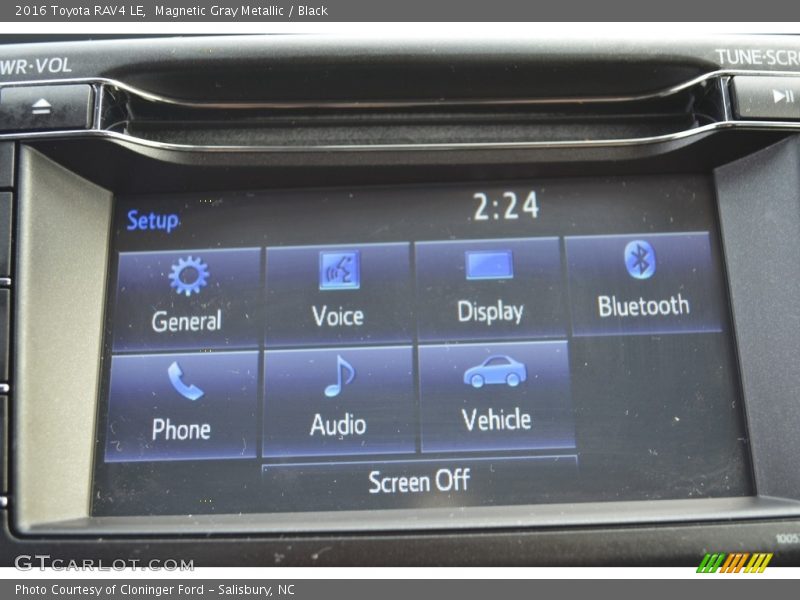Magnetic Gray Metallic / Black 2016 Toyota RAV4 LE