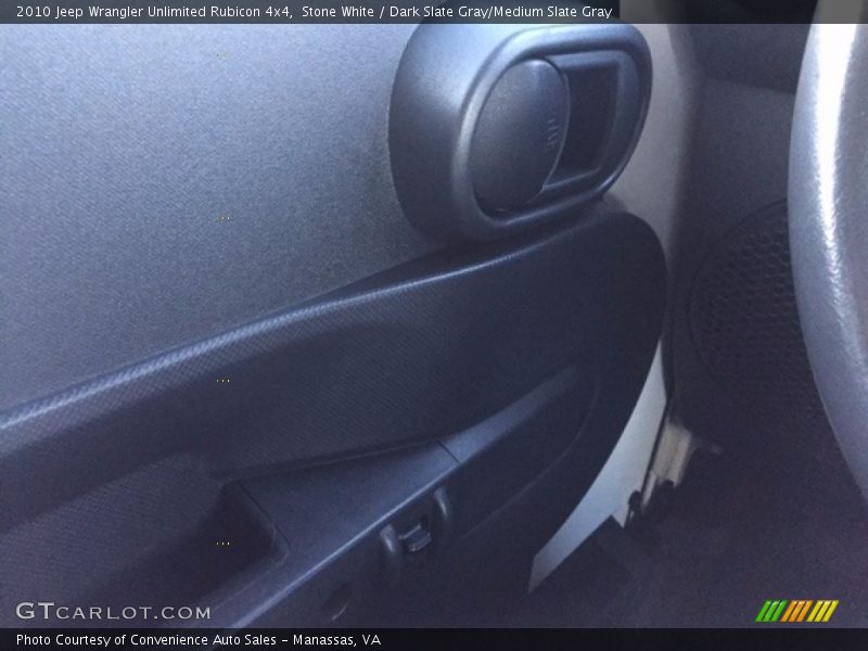 Stone White / Dark Slate Gray/Medium Slate Gray 2010 Jeep Wrangler Unlimited Rubicon 4x4