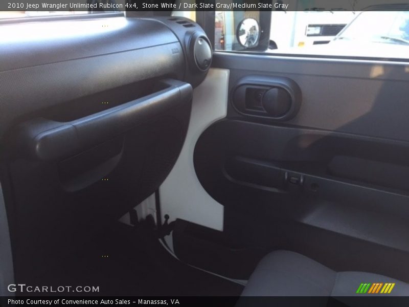 Stone White / Dark Slate Gray/Medium Slate Gray 2010 Jeep Wrangler Unlimited Rubicon 4x4