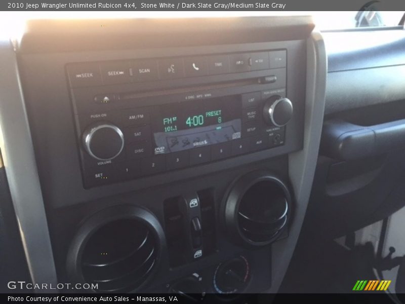 Stone White / Dark Slate Gray/Medium Slate Gray 2010 Jeep Wrangler Unlimited Rubicon 4x4