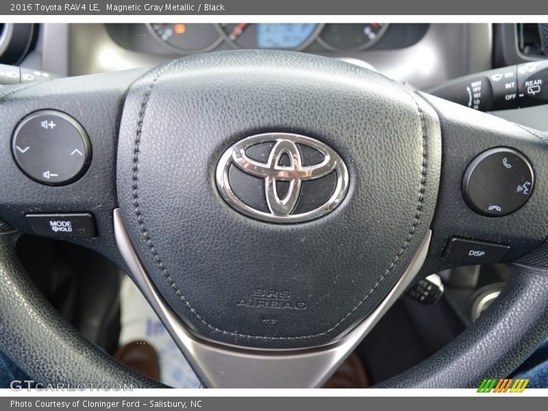Magnetic Gray Metallic / Black 2016 Toyota RAV4 LE