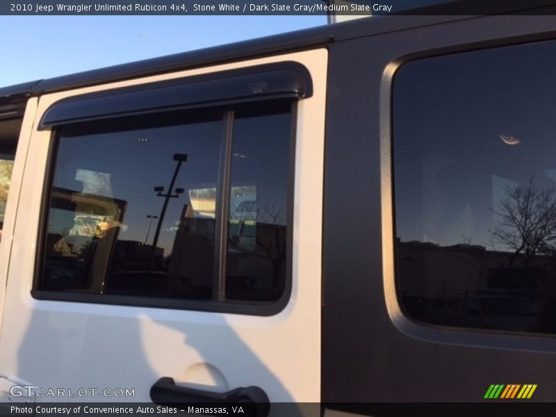 Stone White / Dark Slate Gray/Medium Slate Gray 2010 Jeep Wrangler Unlimited Rubicon 4x4