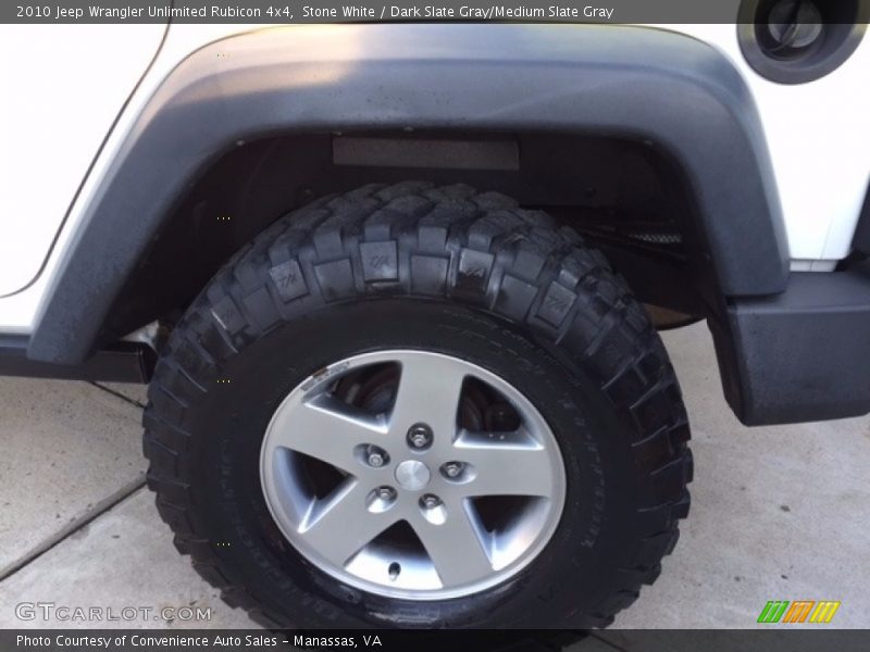 Stone White / Dark Slate Gray/Medium Slate Gray 2010 Jeep Wrangler Unlimited Rubicon 4x4