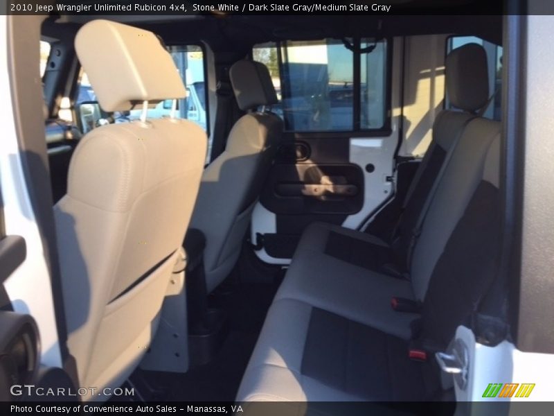 Stone White / Dark Slate Gray/Medium Slate Gray 2010 Jeep Wrangler Unlimited Rubicon 4x4