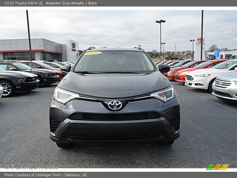 Magnetic Gray Metallic / Black 2016 Toyota RAV4 LE