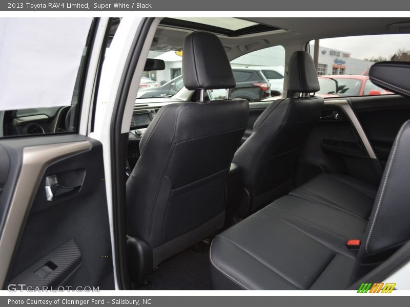 Super White / Black 2013 Toyota RAV4 Limited