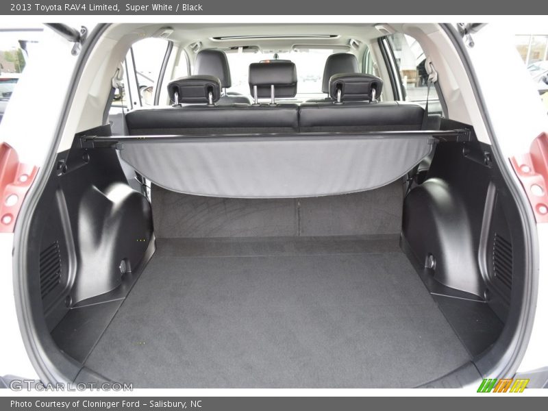 Super White / Black 2013 Toyota RAV4 Limited