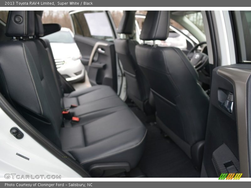 Super White / Black 2013 Toyota RAV4 Limited