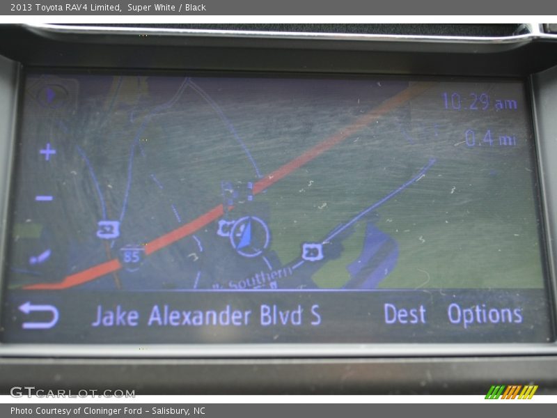 Super White / Black 2013 Toyota RAV4 Limited