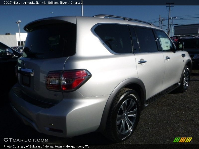 Brilliant Silver / Charcoal 2017 Nissan Armada SL 4x4