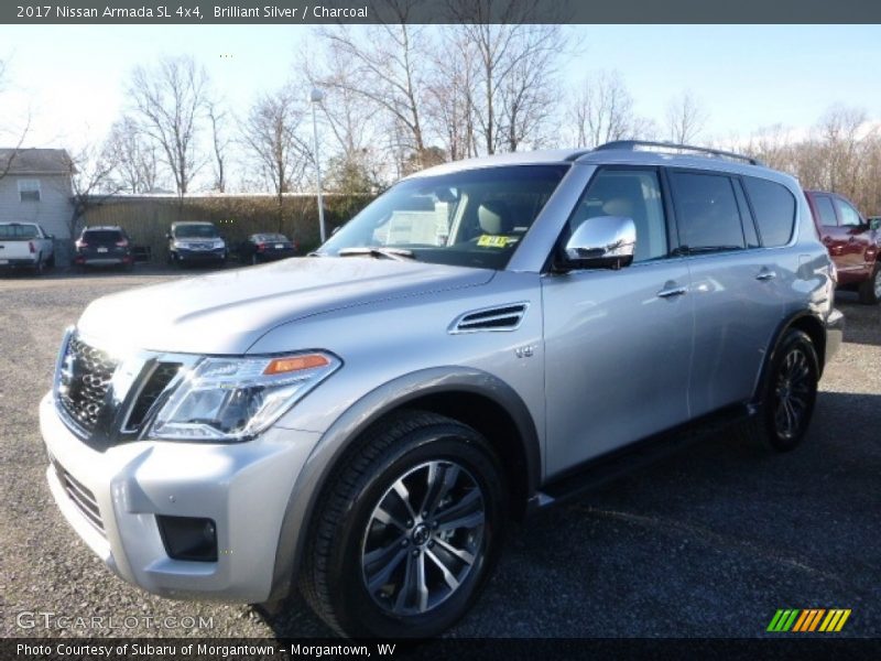 Brilliant Silver / Charcoal 2017 Nissan Armada SL 4x4
