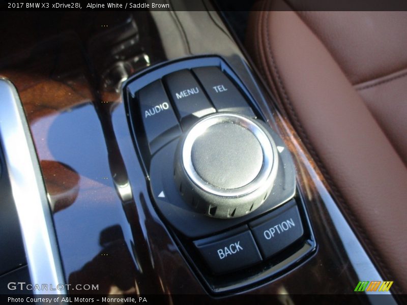 Alpine White / Saddle Brown 2017 BMW X3 xDrive28i