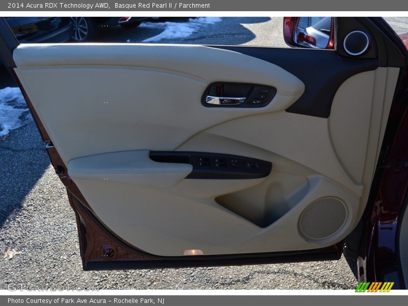 Basque Red Pearl II / Parchment 2014 Acura RDX Technology AWD