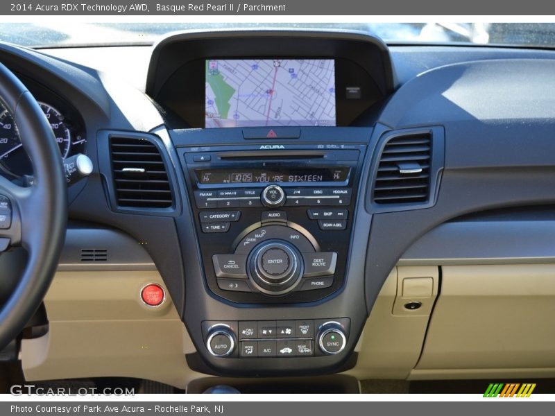Basque Red Pearl II / Parchment 2014 Acura RDX Technology AWD