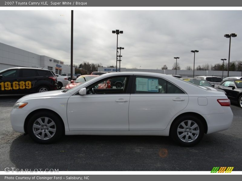 Super White / Bisque 2007 Toyota Camry XLE