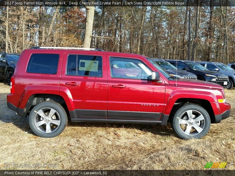 Deep Cherry Red Crystal Pearl / Dark Slate Gray/Light Pebble Beige 2017 Jeep Patriot High Altitude 4x4