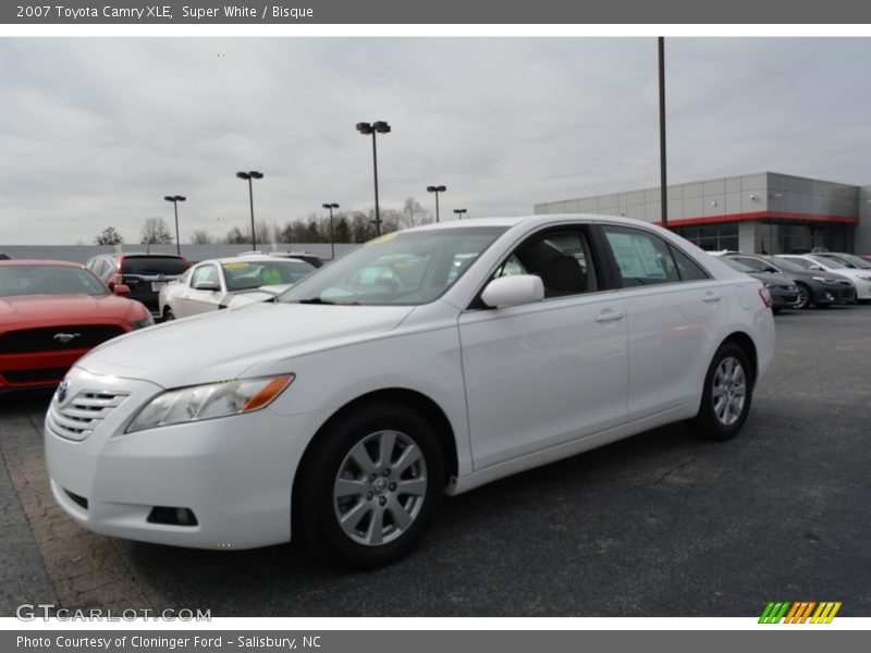Super White / Bisque 2007 Toyota Camry XLE