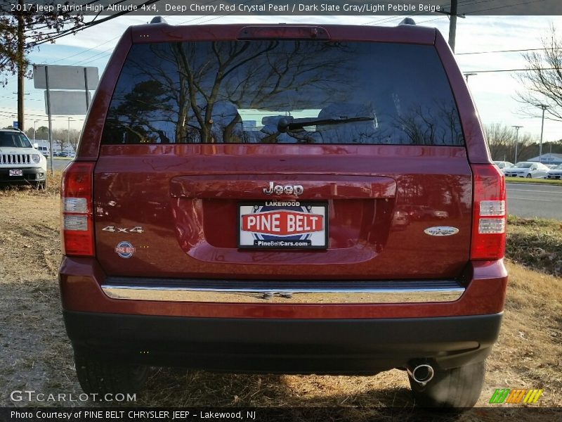 Deep Cherry Red Crystal Pearl / Dark Slate Gray/Light Pebble Beige 2017 Jeep Patriot High Altitude 4x4