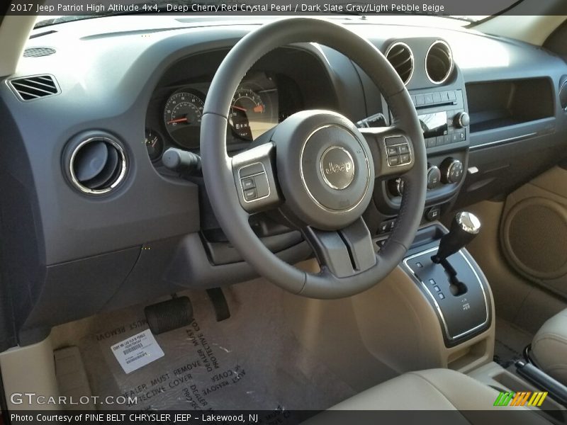 Deep Cherry Red Crystal Pearl / Dark Slate Gray/Light Pebble Beige 2017 Jeep Patriot High Altitude 4x4
