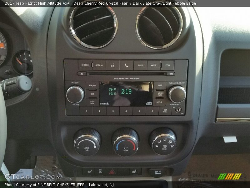 Deep Cherry Red Crystal Pearl / Dark Slate Gray/Light Pebble Beige 2017 Jeep Patriot High Altitude 4x4