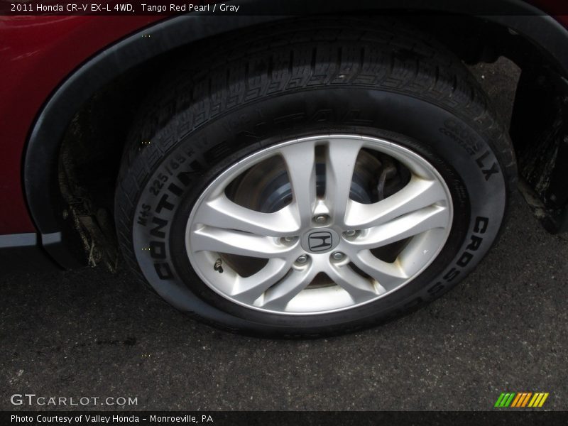 Tango Red Pearl / Gray 2011 Honda CR-V EX-L 4WD