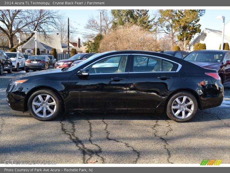 Crystal Black Pearl / Parchment 2014 Acura TL Technology