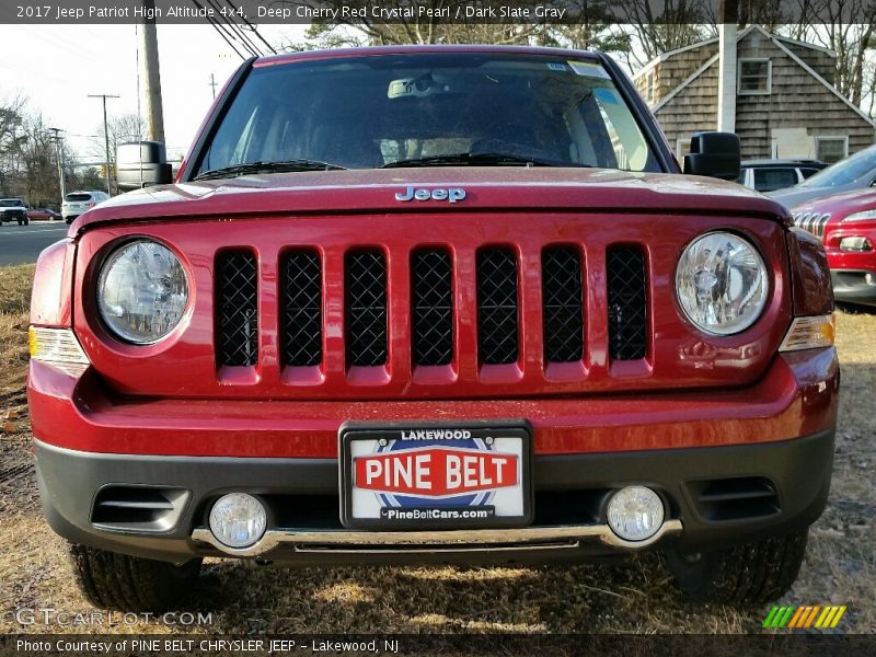 Deep Cherry Red Crystal Pearl / Dark Slate Gray 2017 Jeep Patriot High Altitude 4x4