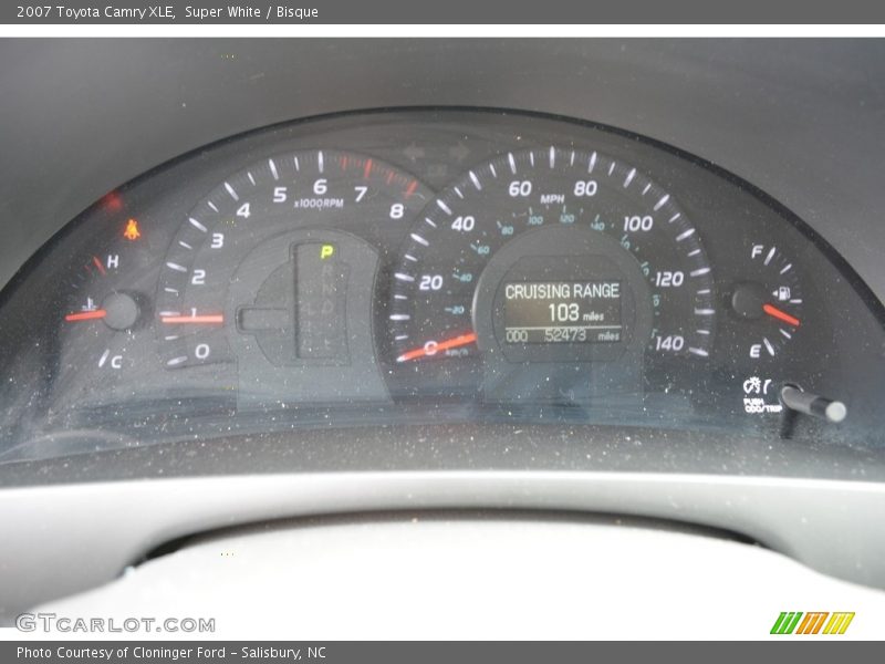 Super White / Bisque 2007 Toyota Camry XLE