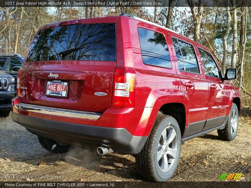 Deep Cherry Red Crystal Pearl / Dark Slate Gray 2017 Jeep Patriot High Altitude 4x4
