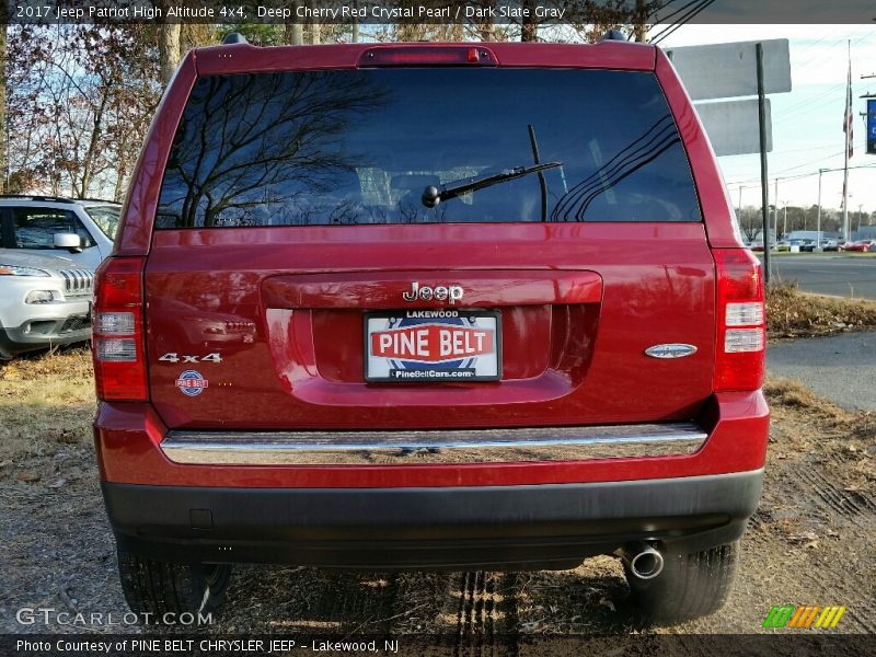 Deep Cherry Red Crystal Pearl / Dark Slate Gray 2017 Jeep Patriot High Altitude 4x4