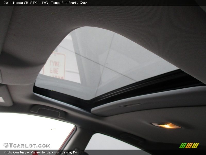 Tango Red Pearl / Gray 2011 Honda CR-V EX-L 4WD