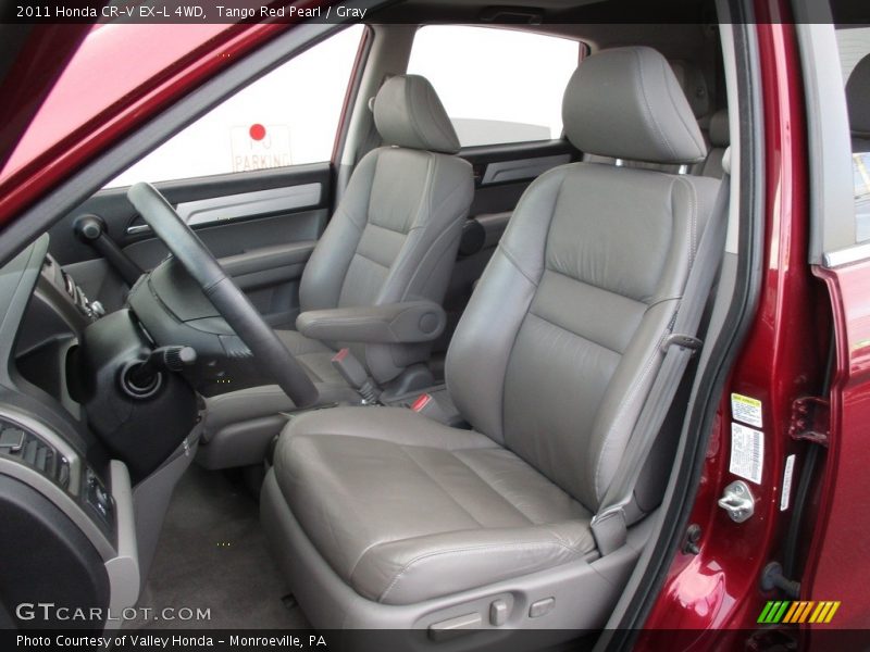 Tango Red Pearl / Gray 2011 Honda CR-V EX-L 4WD
